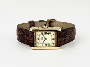 Cartier Must De Tank Vermeil