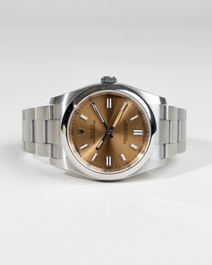 Rolex Oyster Perpetual White grape – peach